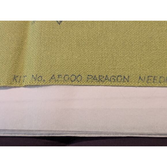 The Red Barn 16 X 20 Paragon Stitchery 1975 Kit A5000 Pres Eisenhower Design - Picture 6 of 13